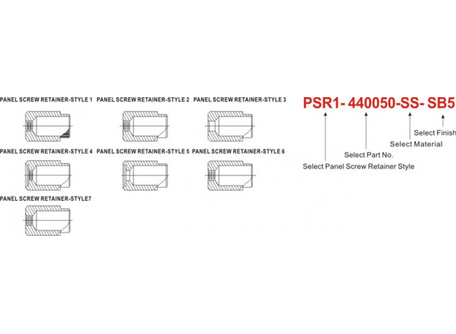 PANEL SCREW RETAINER STYLE 1